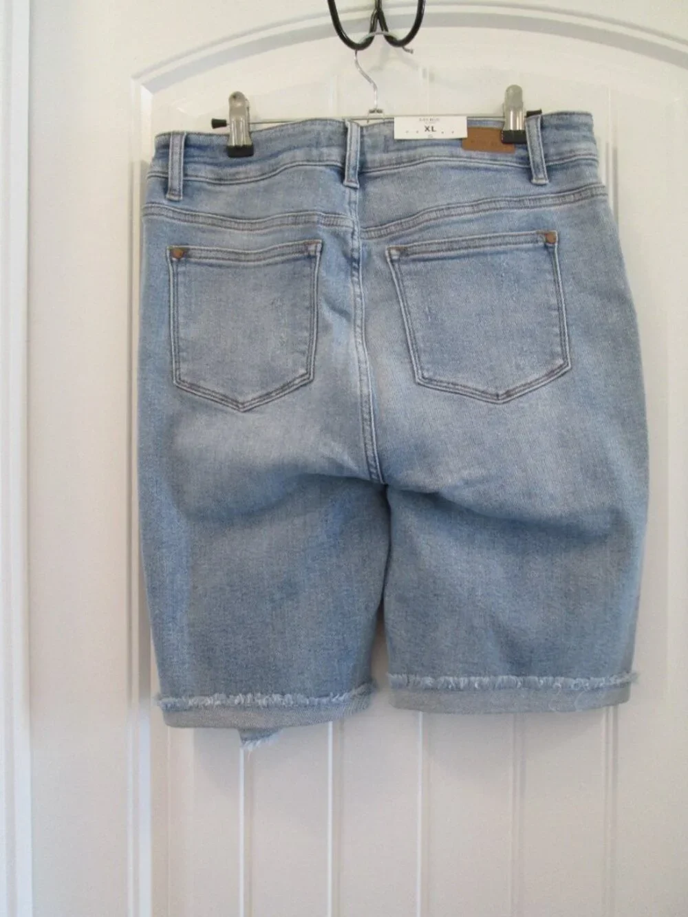 Judy Blue High Waisted Distressed Denim Shorts – Size XL – New With Tags